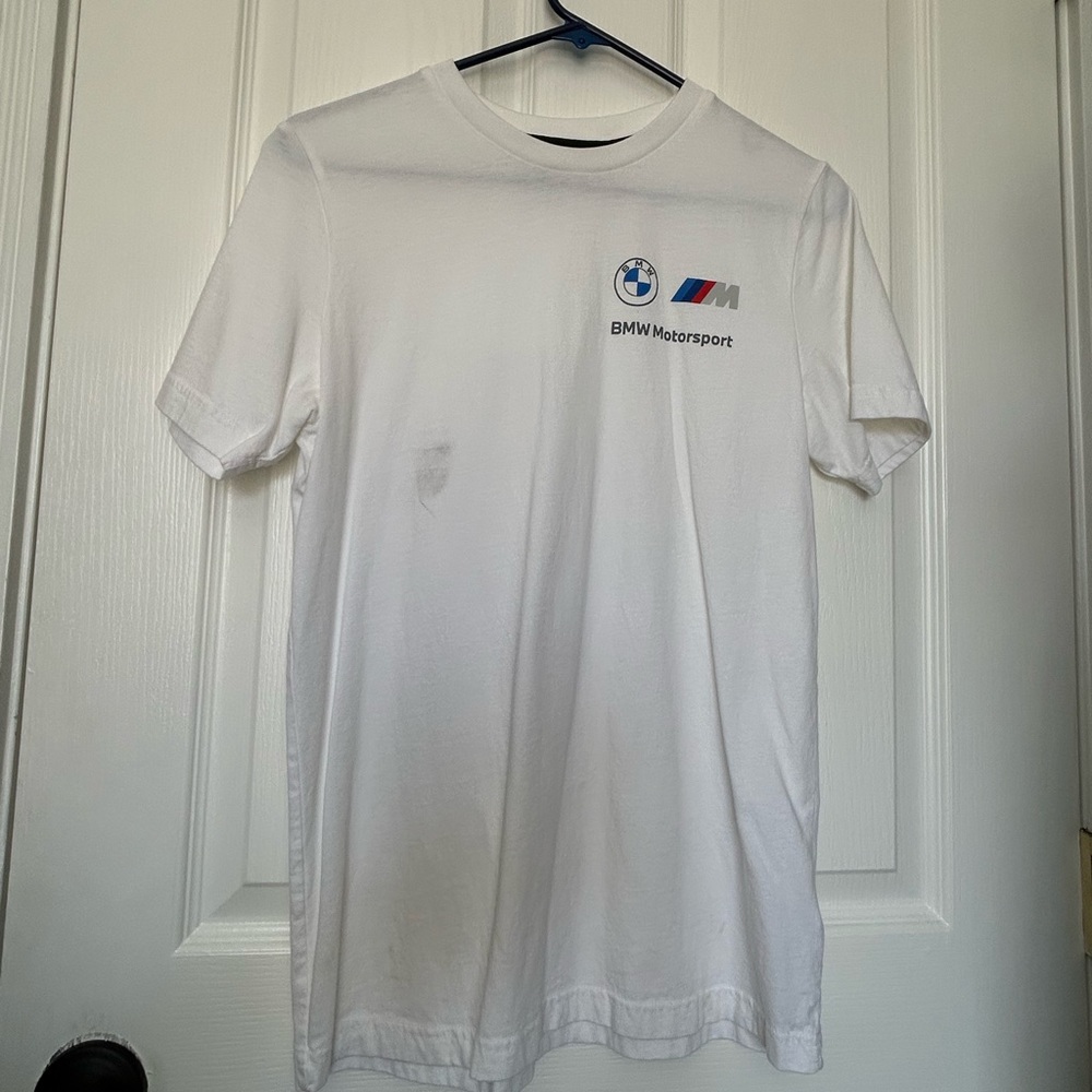 Puma BMW Motorsport shirt, Small, white t-shirt